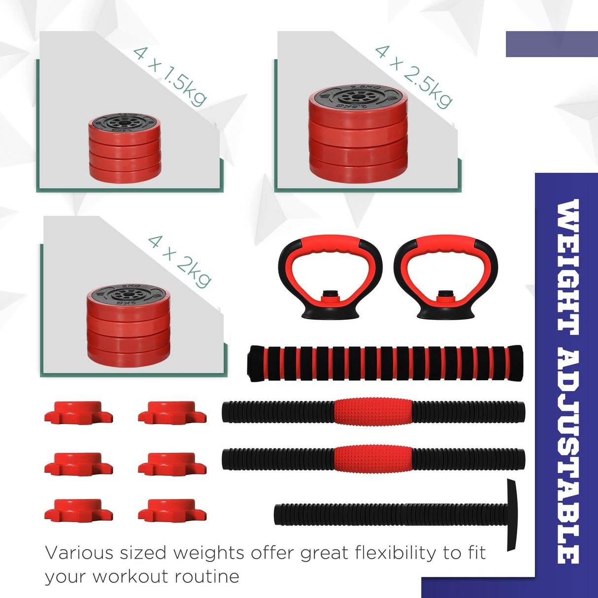 Adjustable Fitness Weight Set