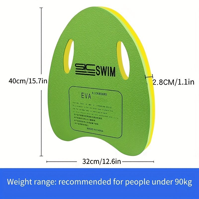 Lightweight Portable Swimming Board for Kids & Adults - kickboard swimming Anti-Slip Floating Training Aid