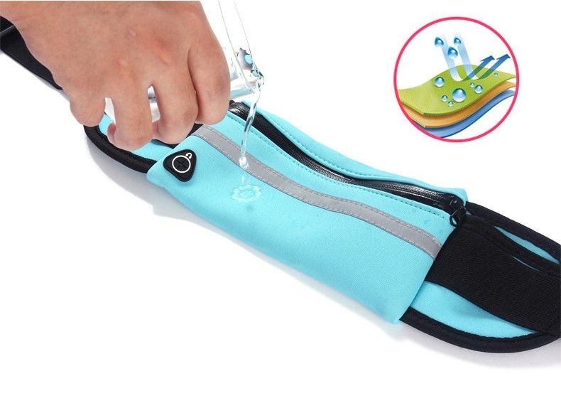 Velocity Water-Resistant Sports Running Belt and Fanny Pack, flip belt for Outdoor Sports