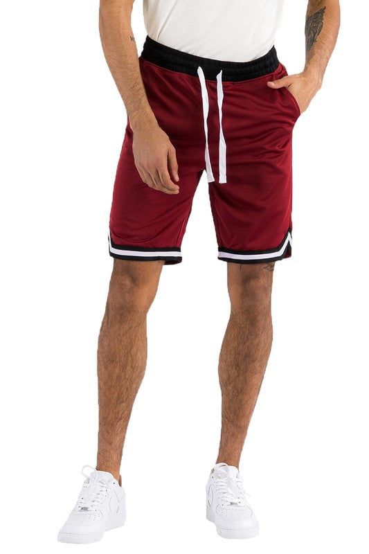 High-Performance Solid Basketball Shorts for Athletes