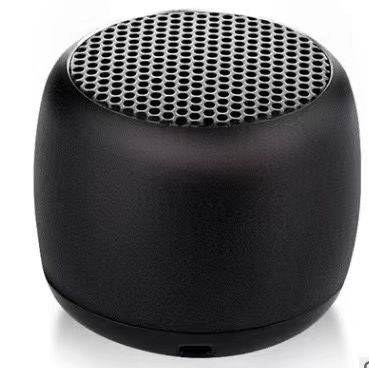 Compact Steel Bluetooth Speaker - HiFi IPX5 Waterproof Mini Sound System with TWS Interconnections