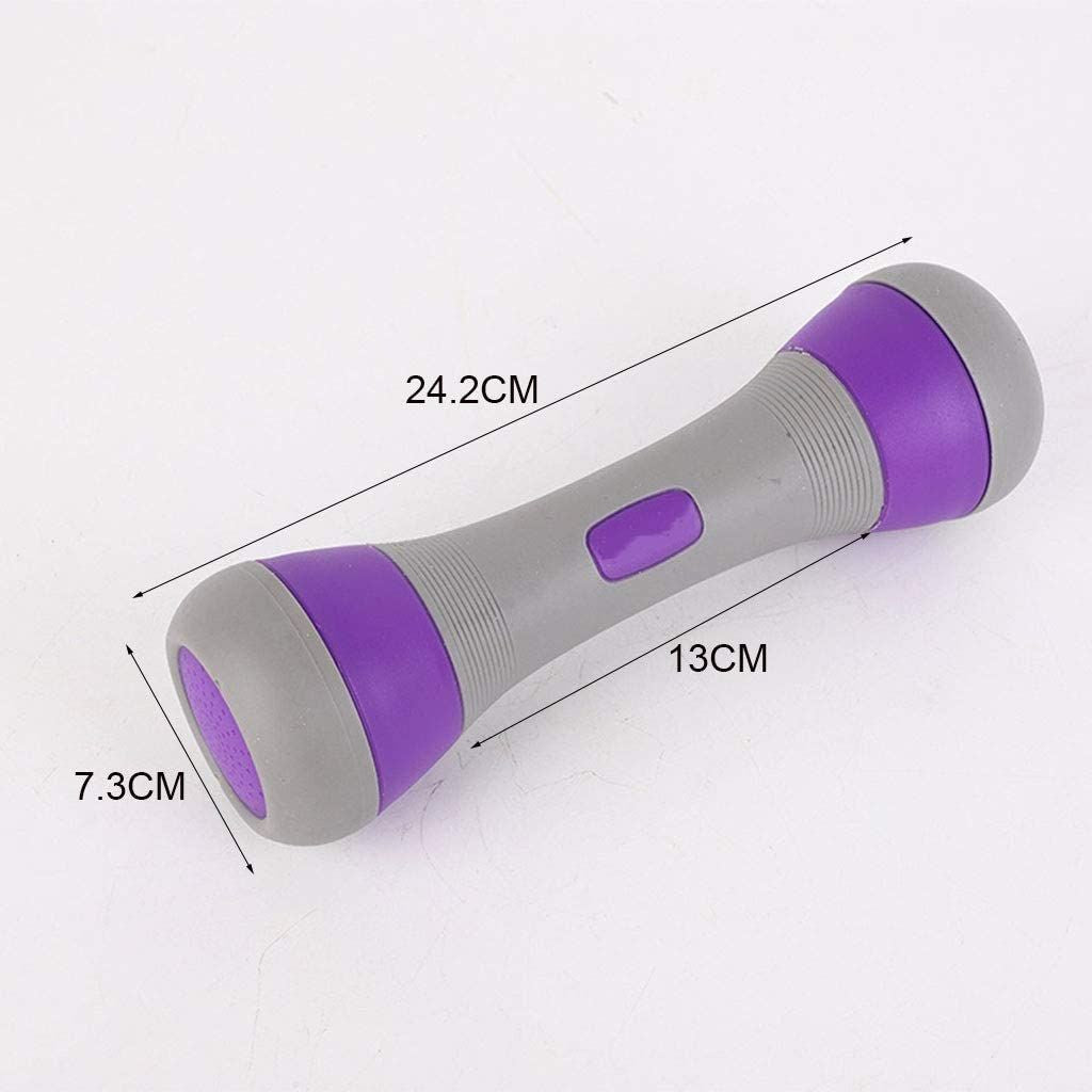 Ladies Adjustable Dumbbells Fitness Equipment Barbell Tablets Cast Iron Coated Plastic Yoga Dumbbell Plastic Dumbbells 2 Kilos to 4kilos Weight