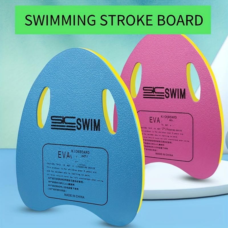 Lightweight Portable Swimming Board for Kids & Adults - kickboard swimming Anti-Slip Floating Training Aid