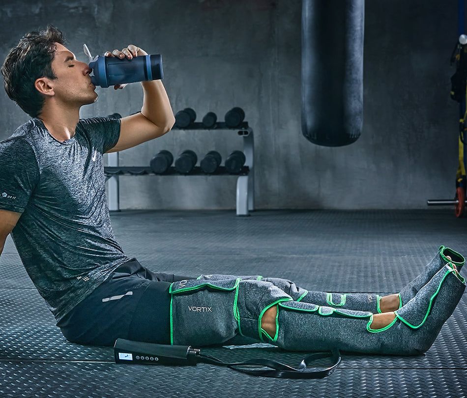 Heat-Enhanced Vortix Leg Compression Device