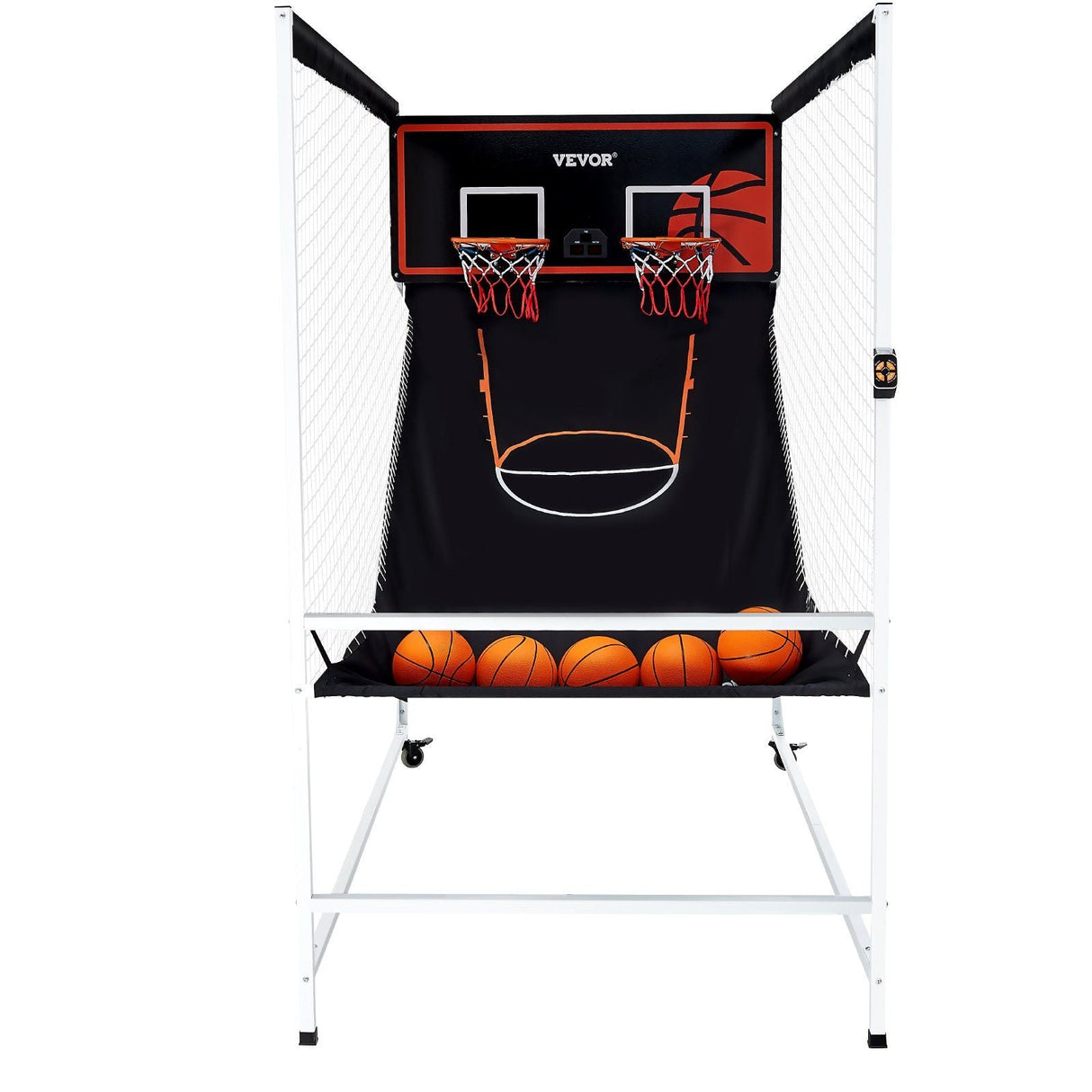 Interactive Dual Player Arcade Basketball Challenge - Home Game with Scoreboard & 8 Modes
