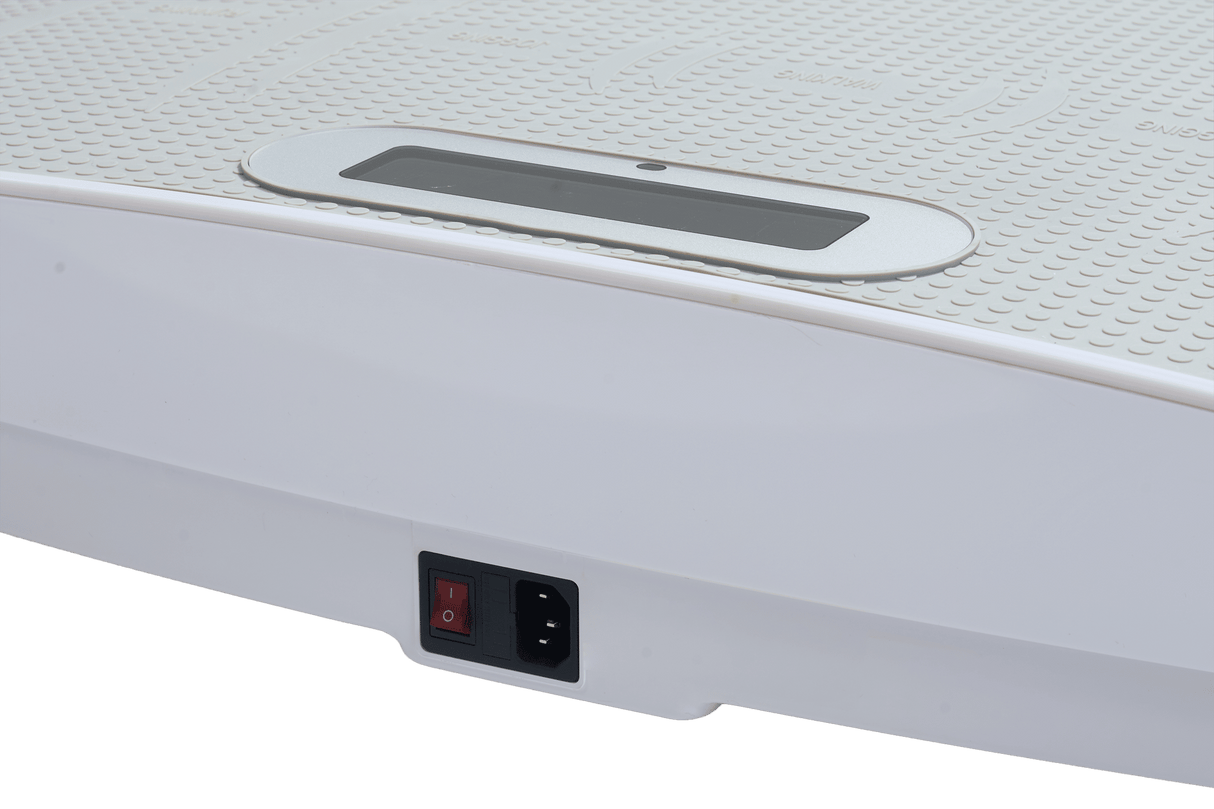 Full Body Vibration Plate Crazy Fitness Massage 10-Frequency Weight Loss & Fat Burner Shaking Machine For Unisex Grey 034