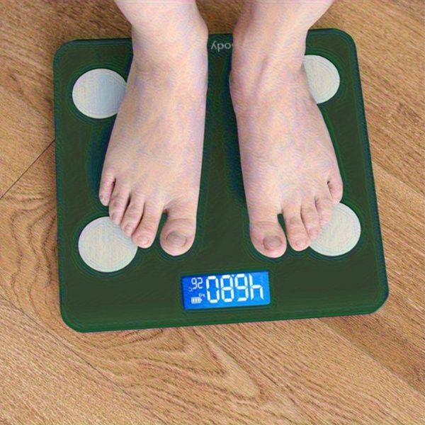 Digital Electronic Weight Scale Bathroom Scales Body Scale Temperature Display Balance