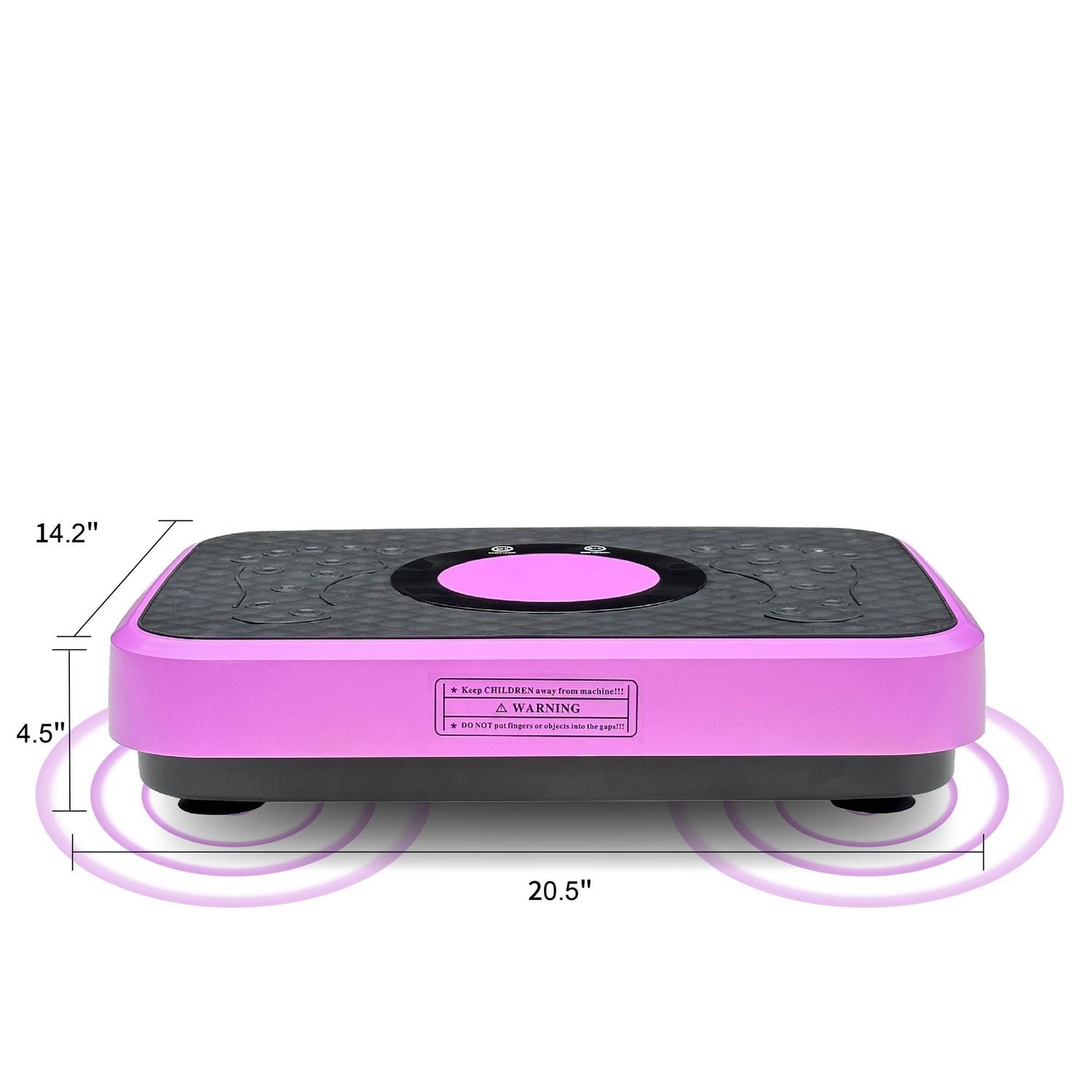 Vibration Plate Fitness Platform, Whole Body Exercise Machine for Lymphatic Drainage, Shaking Workout Board with 120 Speed Levels, Fat Burner and Weight Loss Equipment for Men and Women.