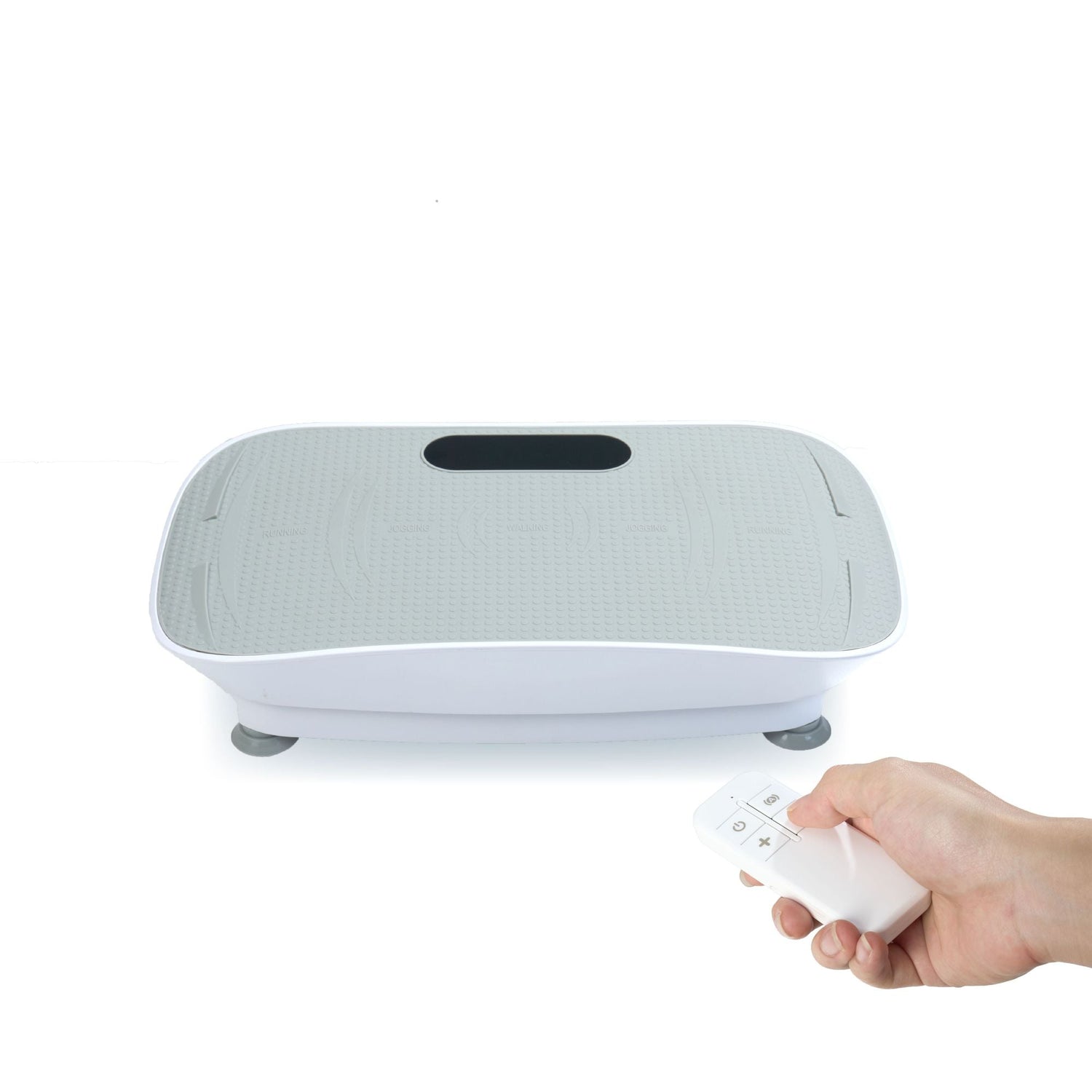 Silent Vibration Platform Crazy Fitness Massage 10-Frequency Weight Loss & Fat Burner Body Shaking Machine For Unisex Grey033