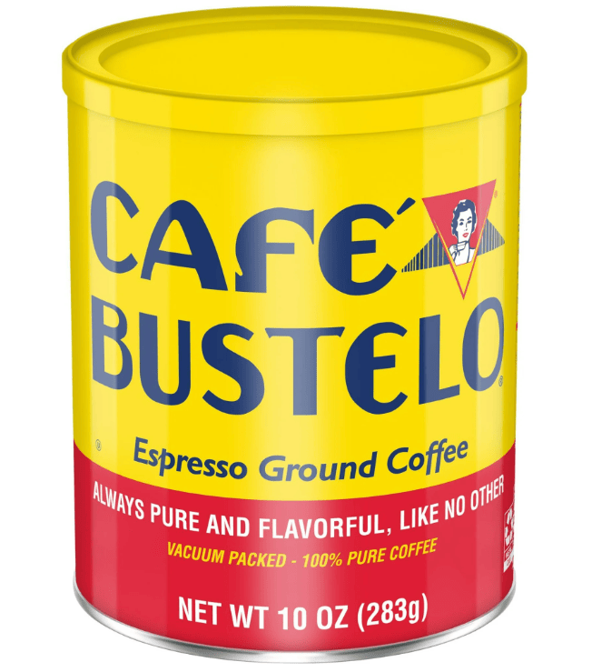 Cafe Bustelo, Espresso Style Dark Roast Ground Coffee, 10 oz Can