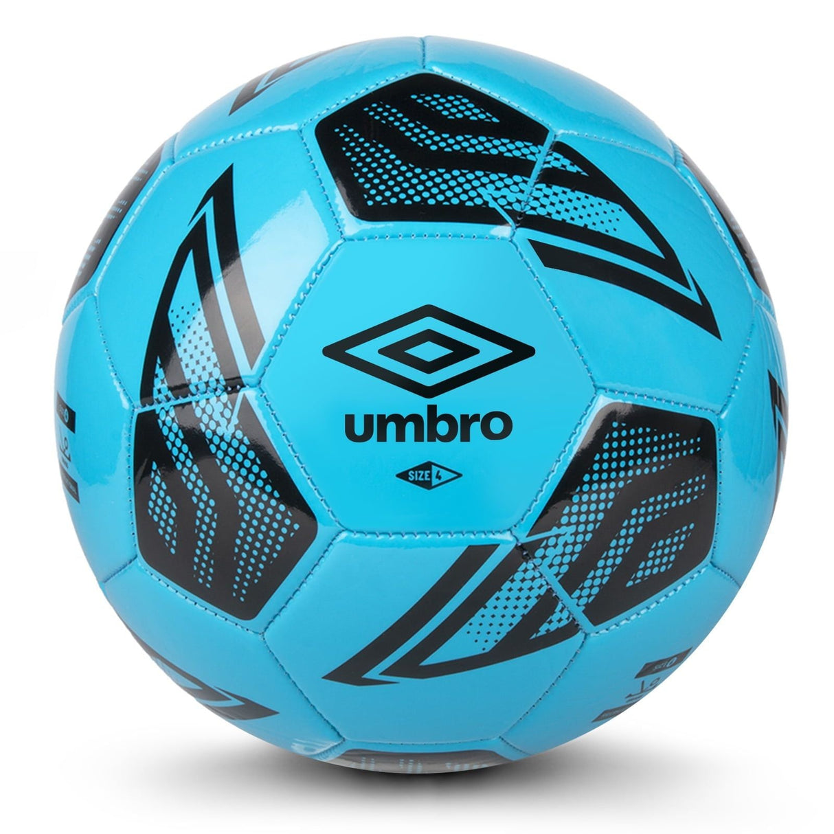 Size 4 Youth Soccer Ball – Blue, Durable 32-Panel Build, Ages 9–13, Great for Training & Recreation