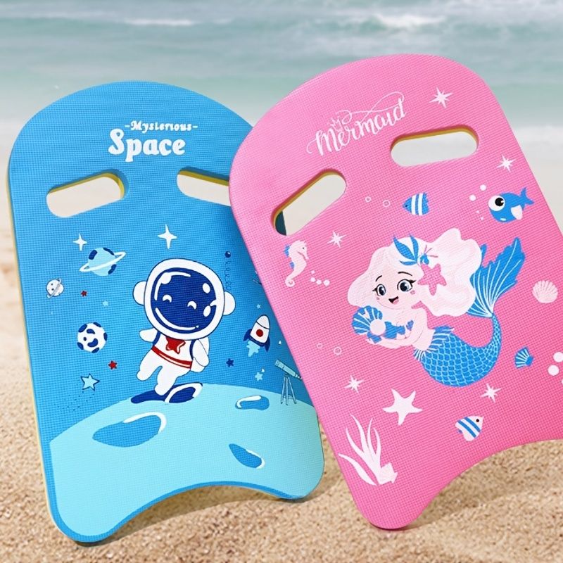 Kid's Cartoon Swimming Floating Kickboard; Swimming Board; Training Aid For Children Toddlers Beginners Pool