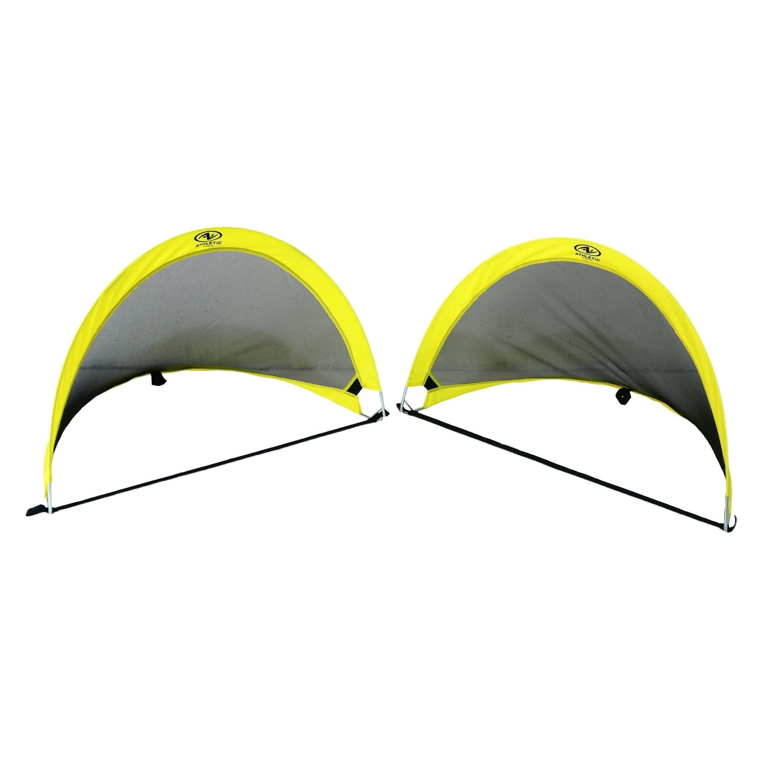 2-Pack Pop-Up Soccer Nets – 3x2ft Portable Training Goals with Carry Bag for Kids Ages 5–12