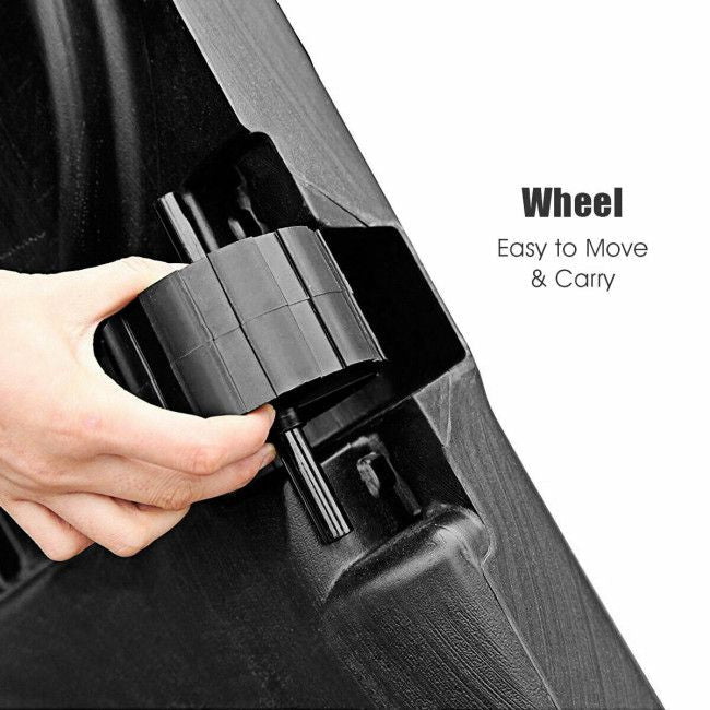 Portable Adjustable Basketball Hoop with Wheels for Easy Movement