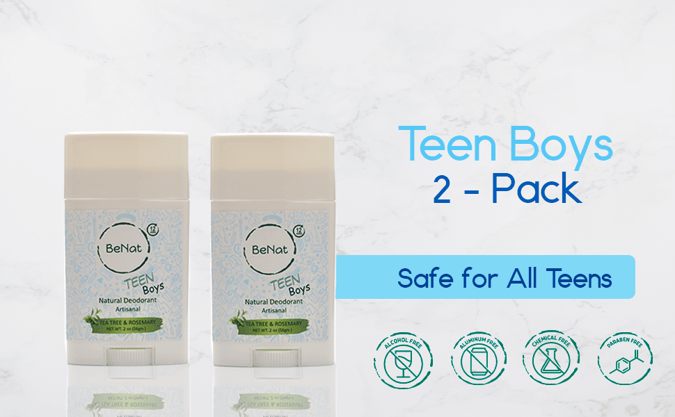 Gentle All-Natural Deodorant for Kids & Teens, Paraben-Free, Fun Fragrance Collection