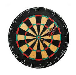 dart board Tournament Bristle Dartboard w 6 Regulation Steel tip darts