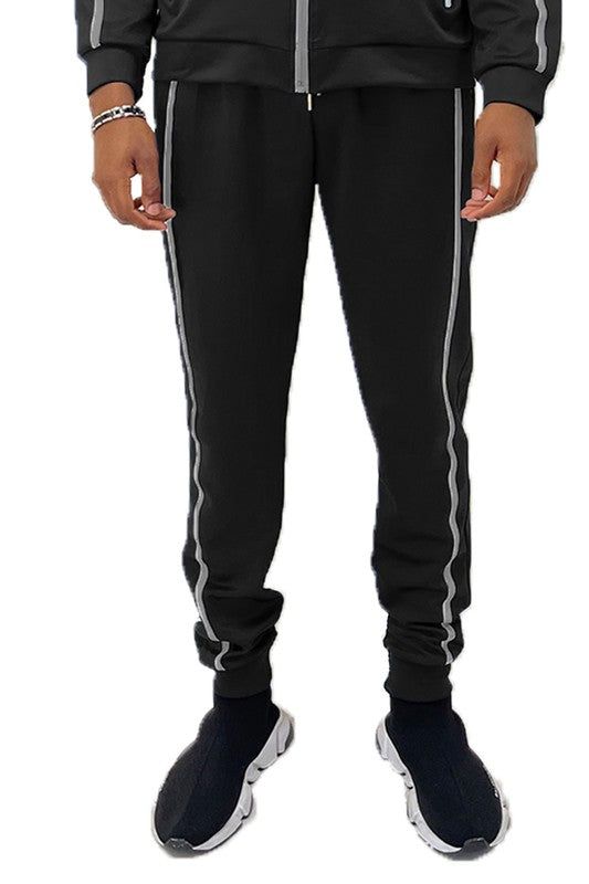 Men's Performance Running Track Pants - Breathable Fitness Joggers