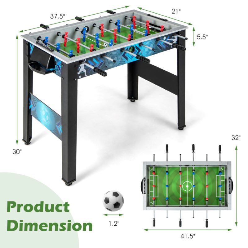 Mini Foosball Table with Score, soccer table Keeper for Usage Occasions Recreative