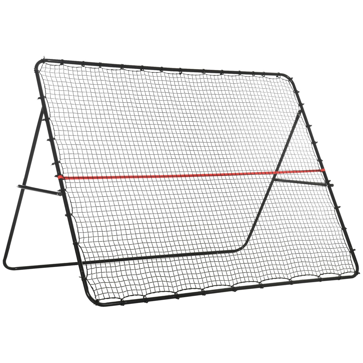 Soozier Soccer Rebounder Net Adjustable Foldable Multi-Sport Training for Soccer Practice 8.5' x 6.5'