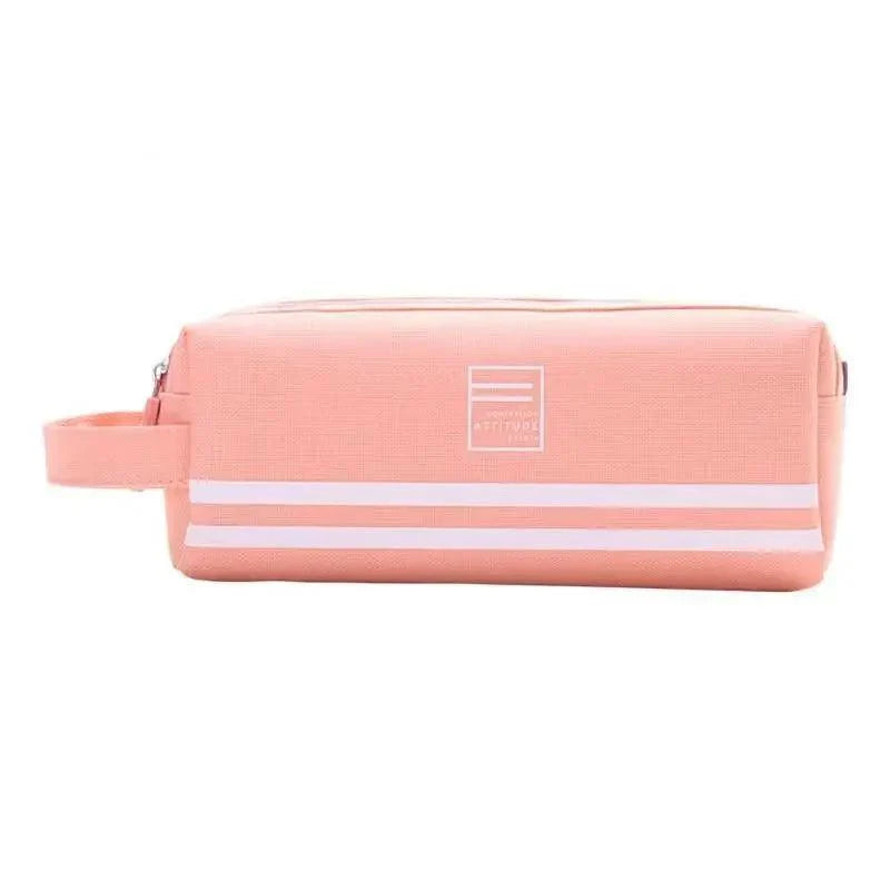 Durable Simple Large Capacity School Stationery Double Layer Case Students Unique Design High Quality Office Handbag Pencil Case