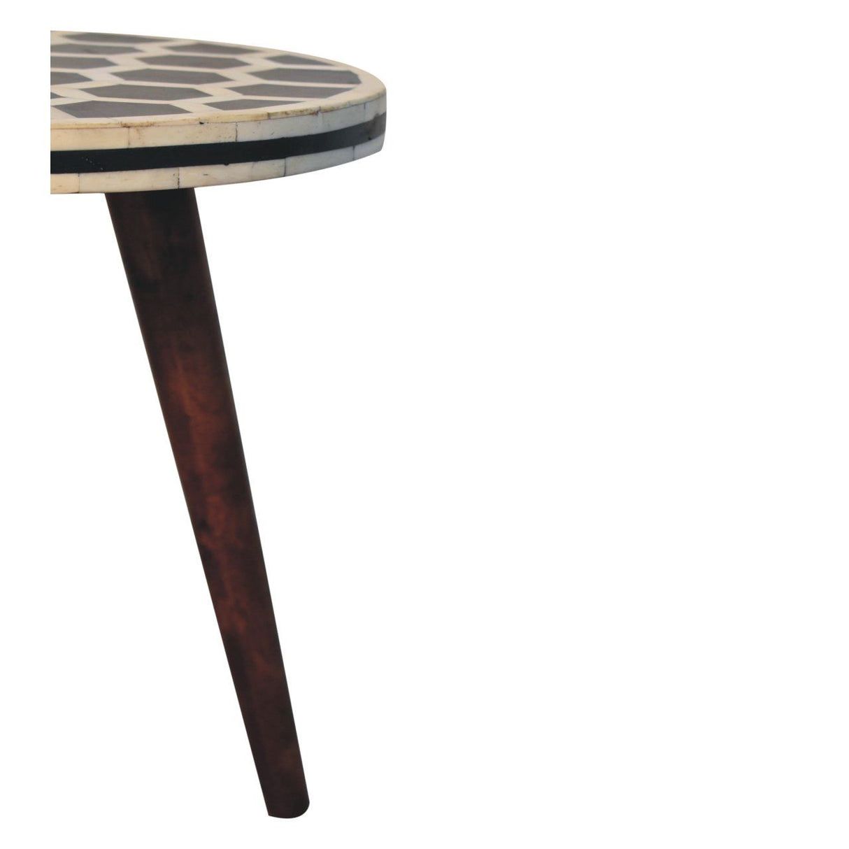 Inlay - Bone Tripod Stool - Honey Caramel by Couch.com