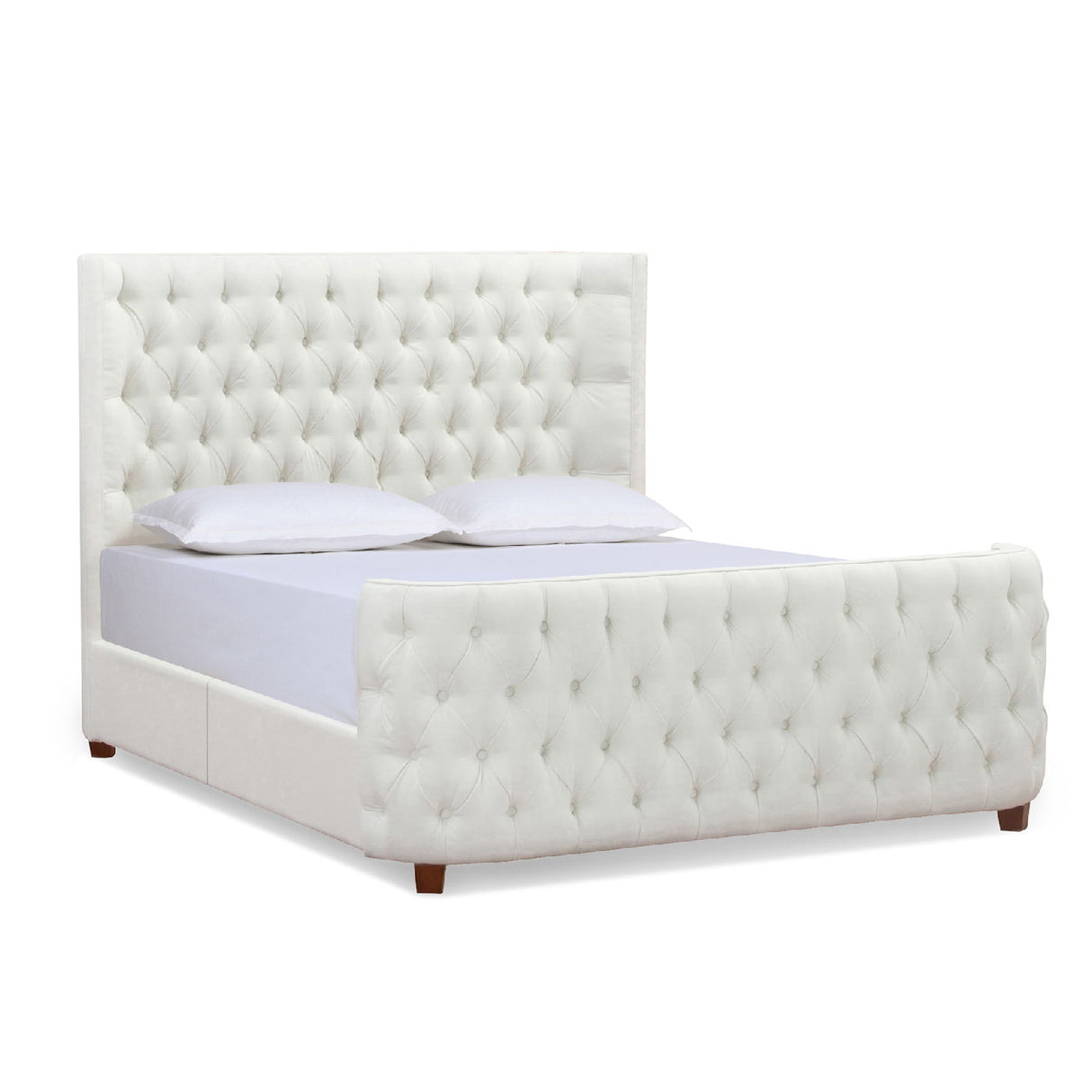 Brooklyn - Tufted Panel Bed Headboard And Footboard Set by Couch.com