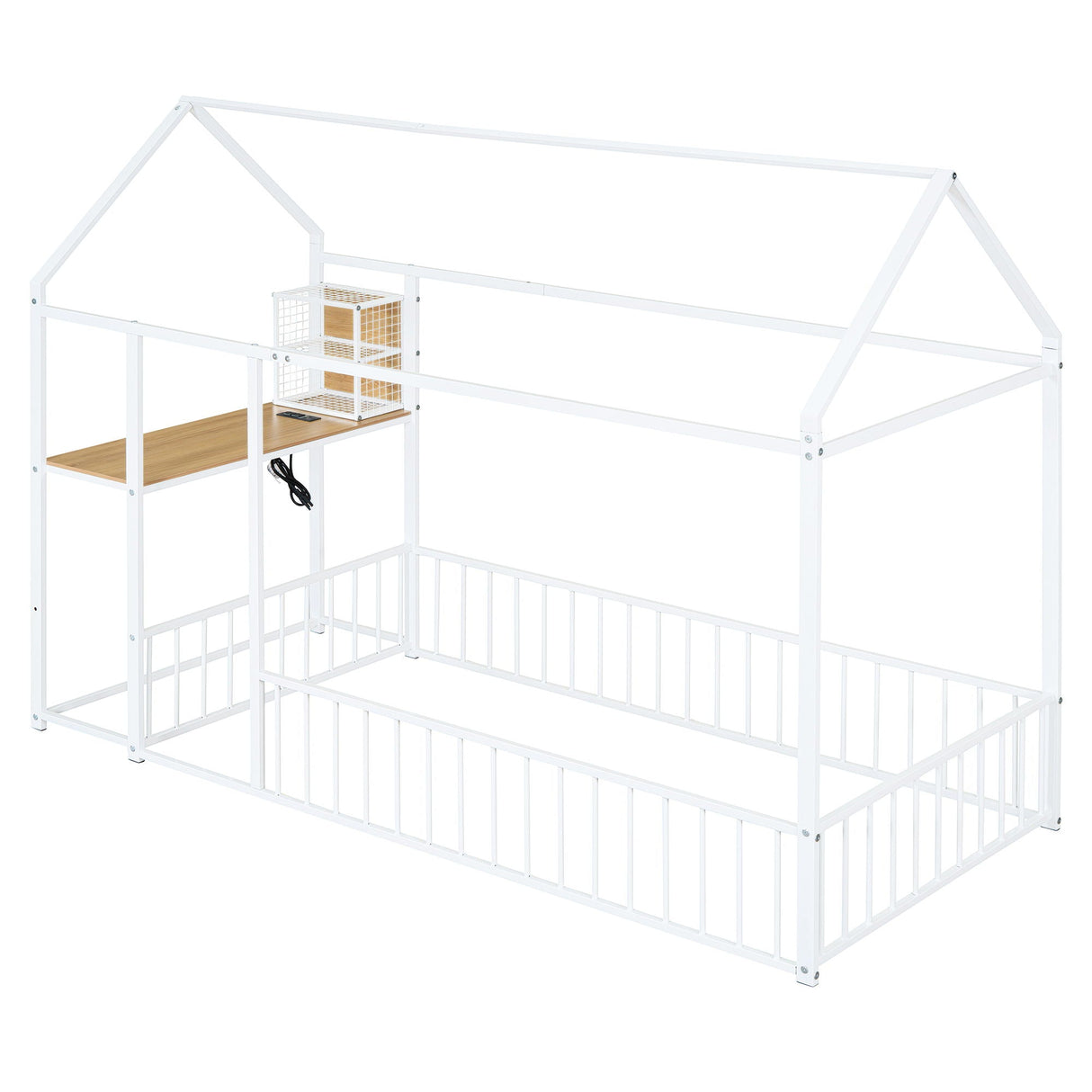 House Frame With Desk, Shelves, Power Outlets And USB Ports by Couch.com