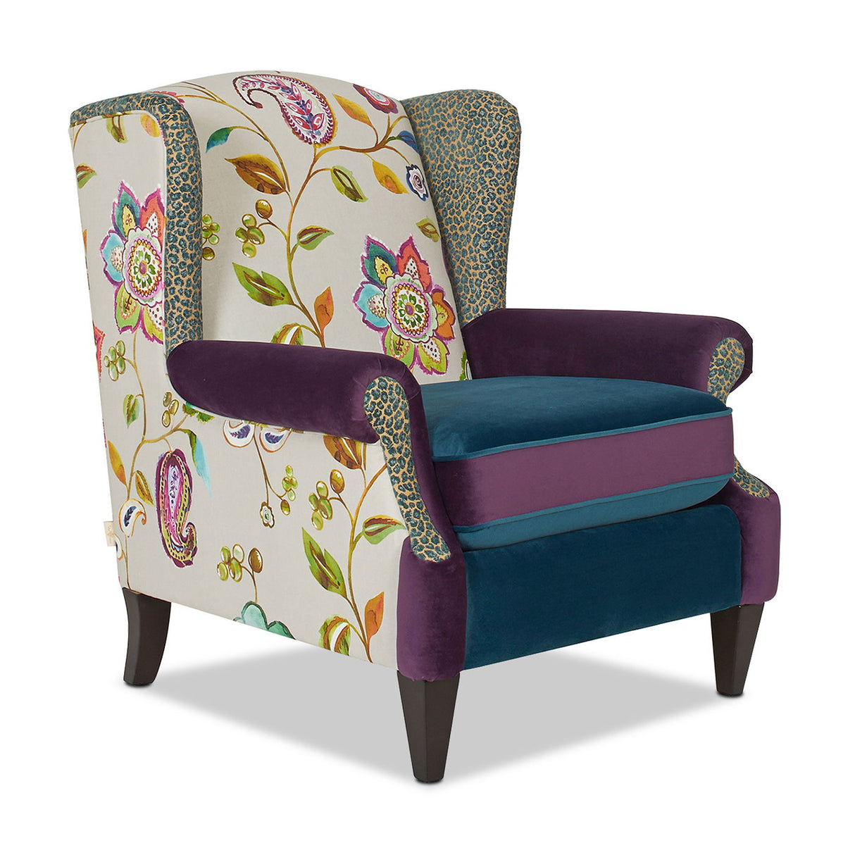 Anya - Boho Chic Wingback Accent Arm Chair by Couch.com