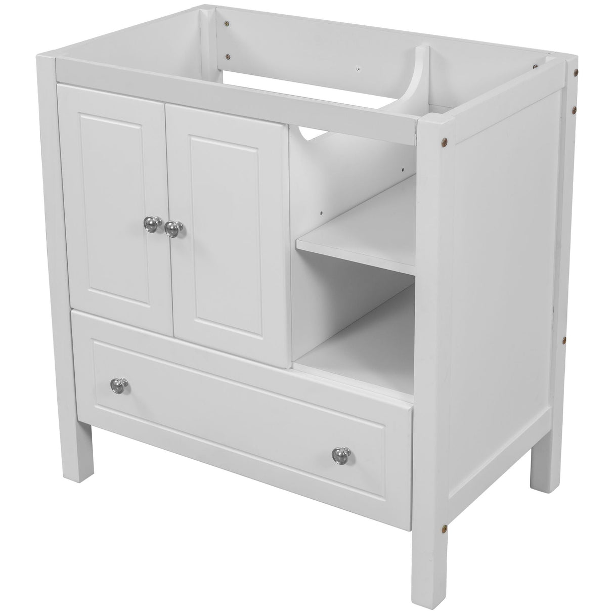 Bathroom Vanity Base Only, Solid Wood Frame, Bathroom Storage Cabinet With Doors And Drawers by Couch.com
