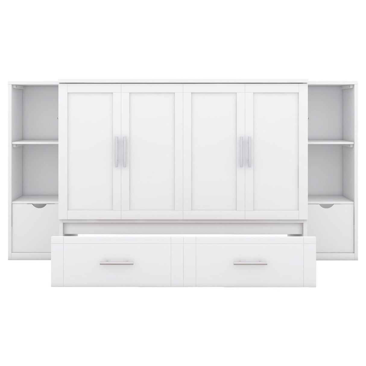 Murphy Bed With Shelves, Drawers And USB Ports by Couch.com