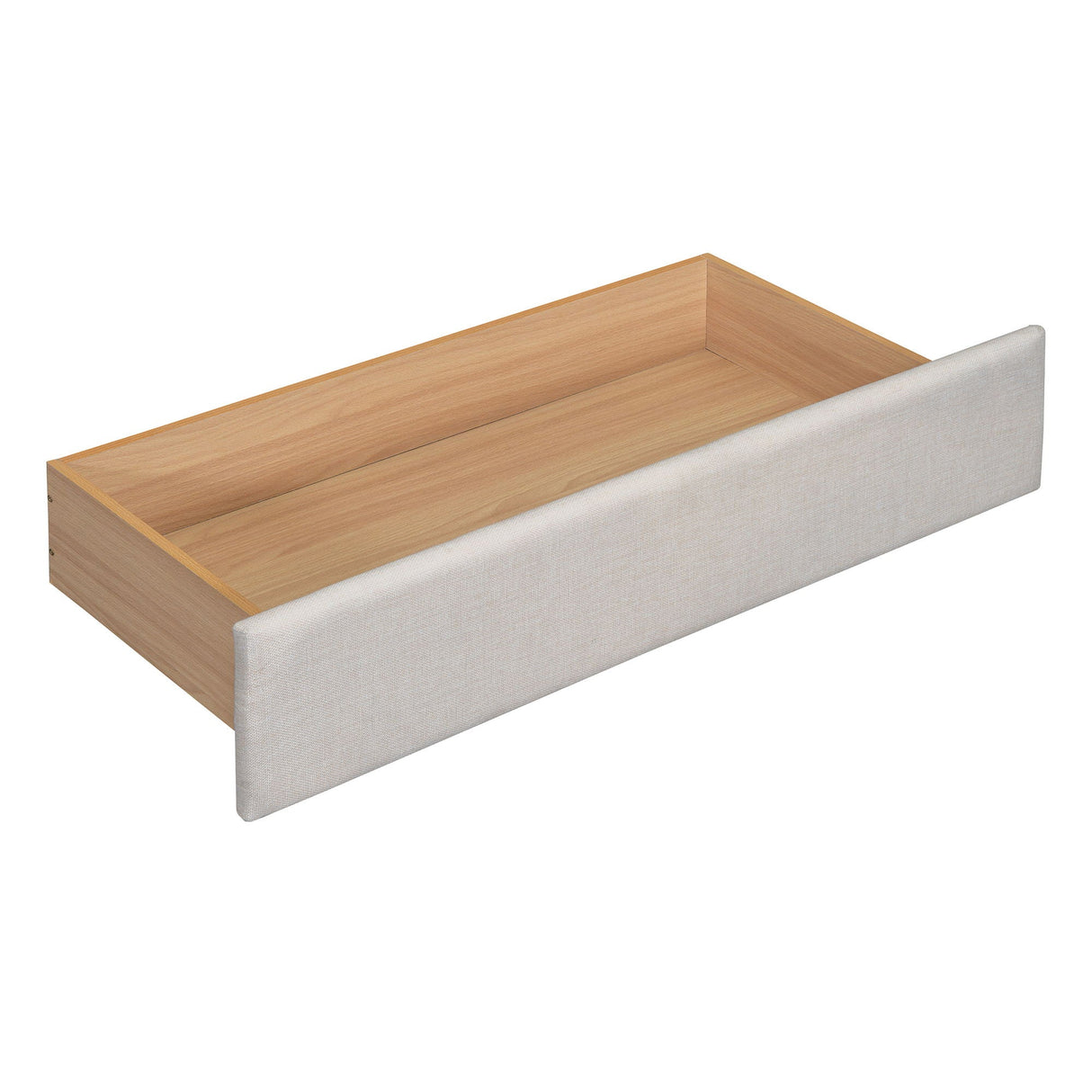 Upholstered Platform Bed With Reading Lights, Drawers, Trundle And Shelves by Couch.com