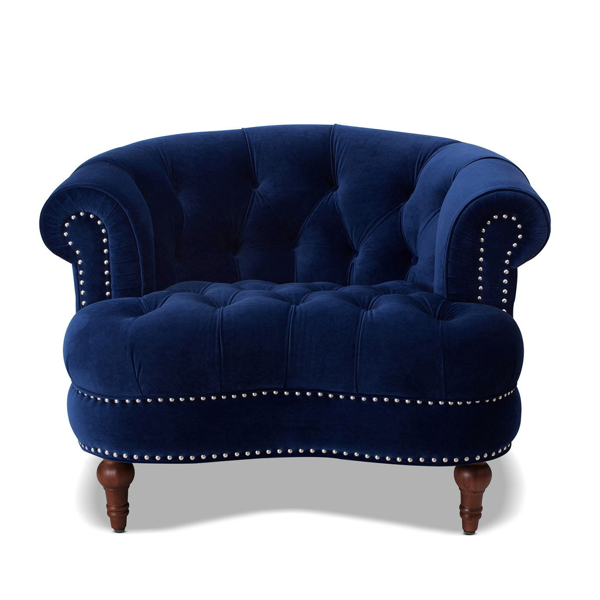 La Rosa - Victorian Tufted Upholstered Accent Chair by Couch.com