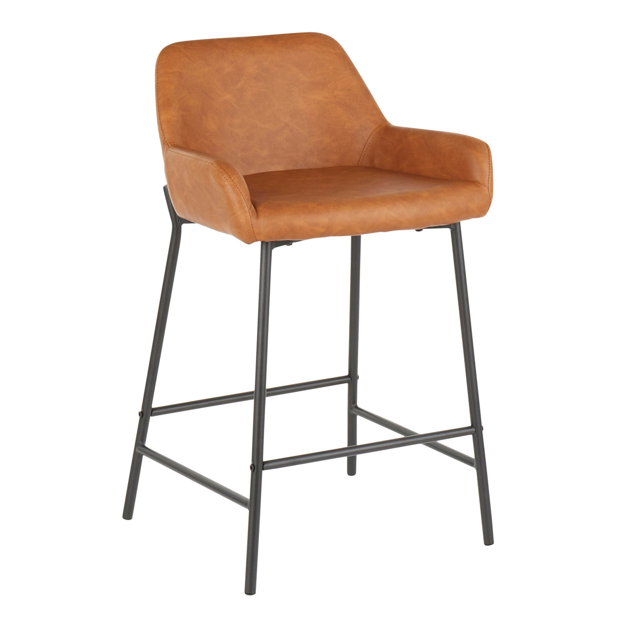 Daniella - Industrial Fixed Height Counter Stool (Set of 2) by Couch.com