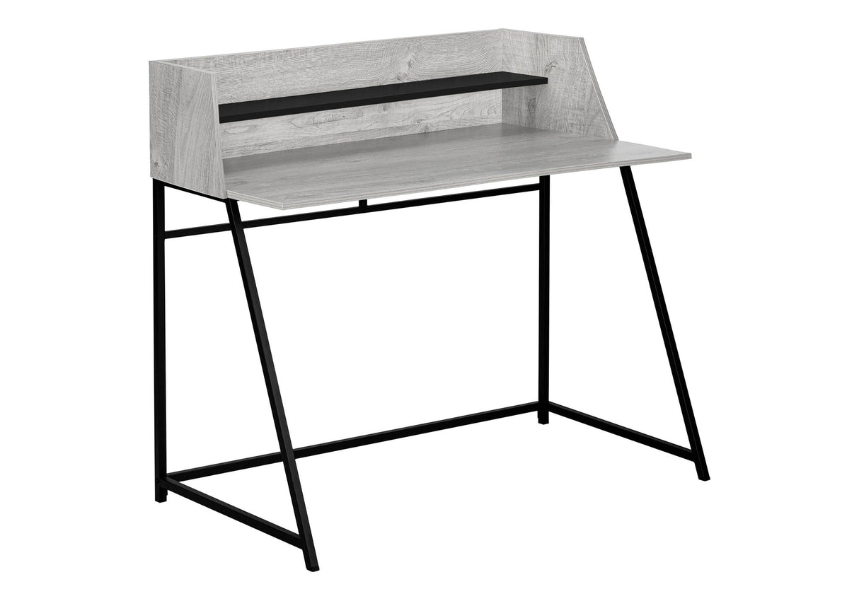 Computer Desk For Home Office, Laptop, Storage Shelves, Marble Look Contemporary & Modern by Couch.com