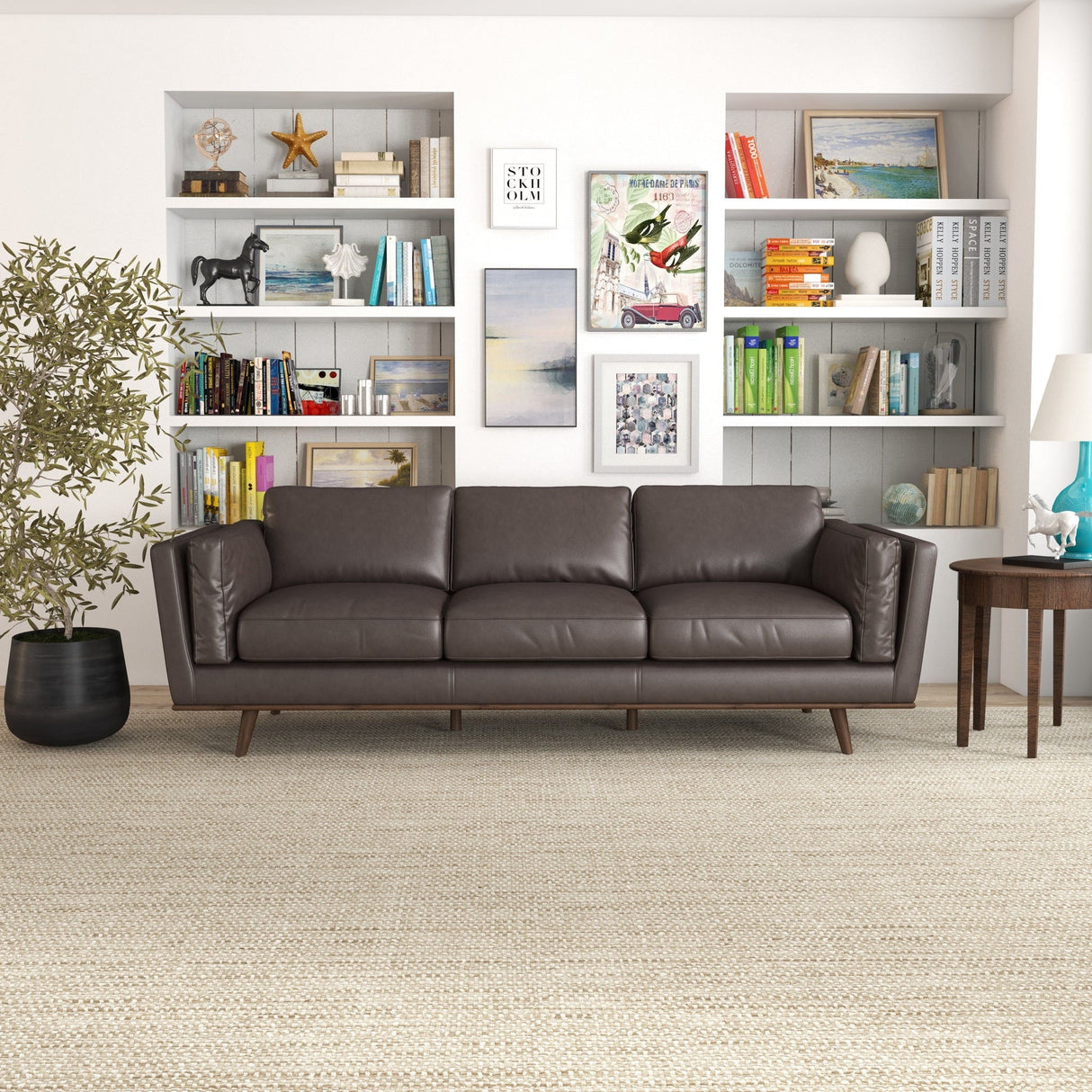 Chase - Leather Sofa by Couch.com