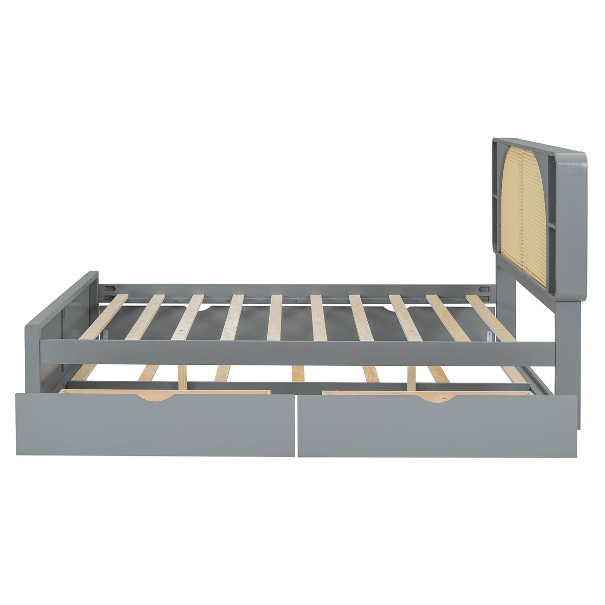 Headboard Bed With 2 Drawers And Trundle by Couch.com