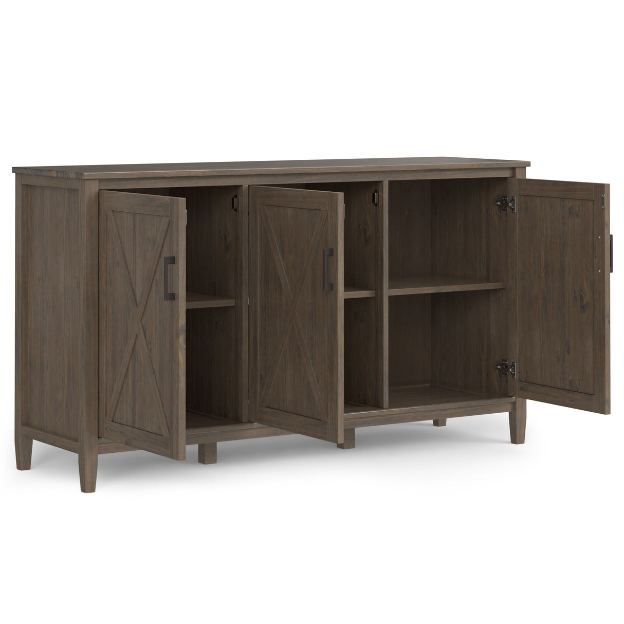 Ela - Wide Storage Cabinet - Smoky Brown by Couch.com
