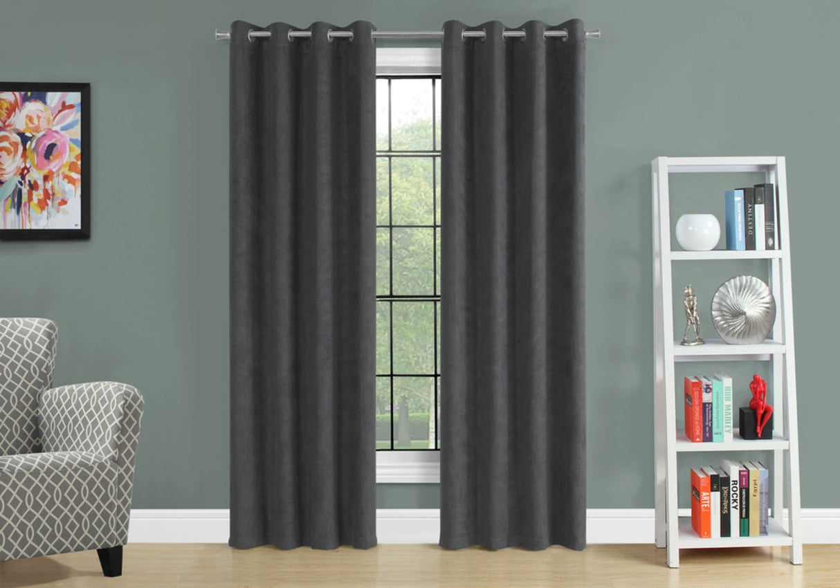 2 Pieces Set, Curtain Panel, Room Darkening, Grommet by Couch.com