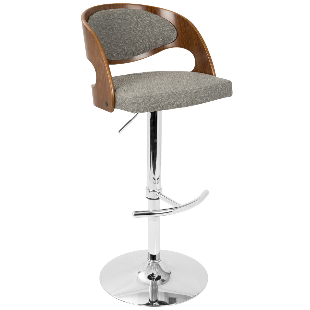 Pino - Mid Century Modern Adjustable Barstool With Swivel by Couch.com