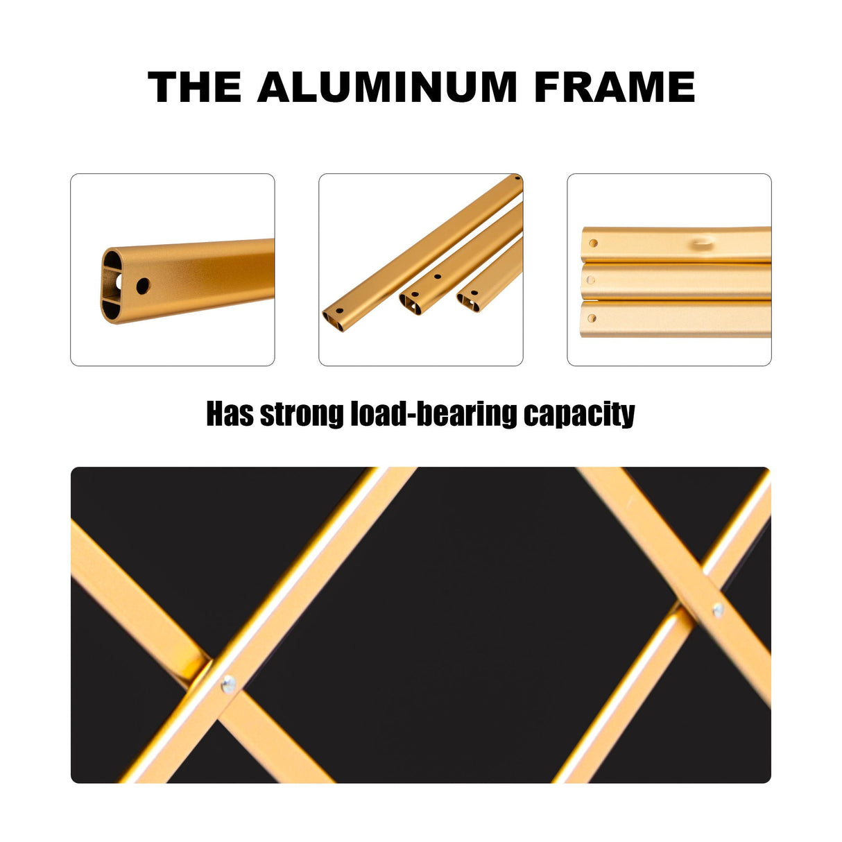 Aluminum Alloy Folding Wagon, Heavy Duty Utility Beach Wagon Cart For Sand With Big Wheels, Adjustable Handle & Drink Holders For Shopping, Camping, Garden And Outdoor by Couch.com