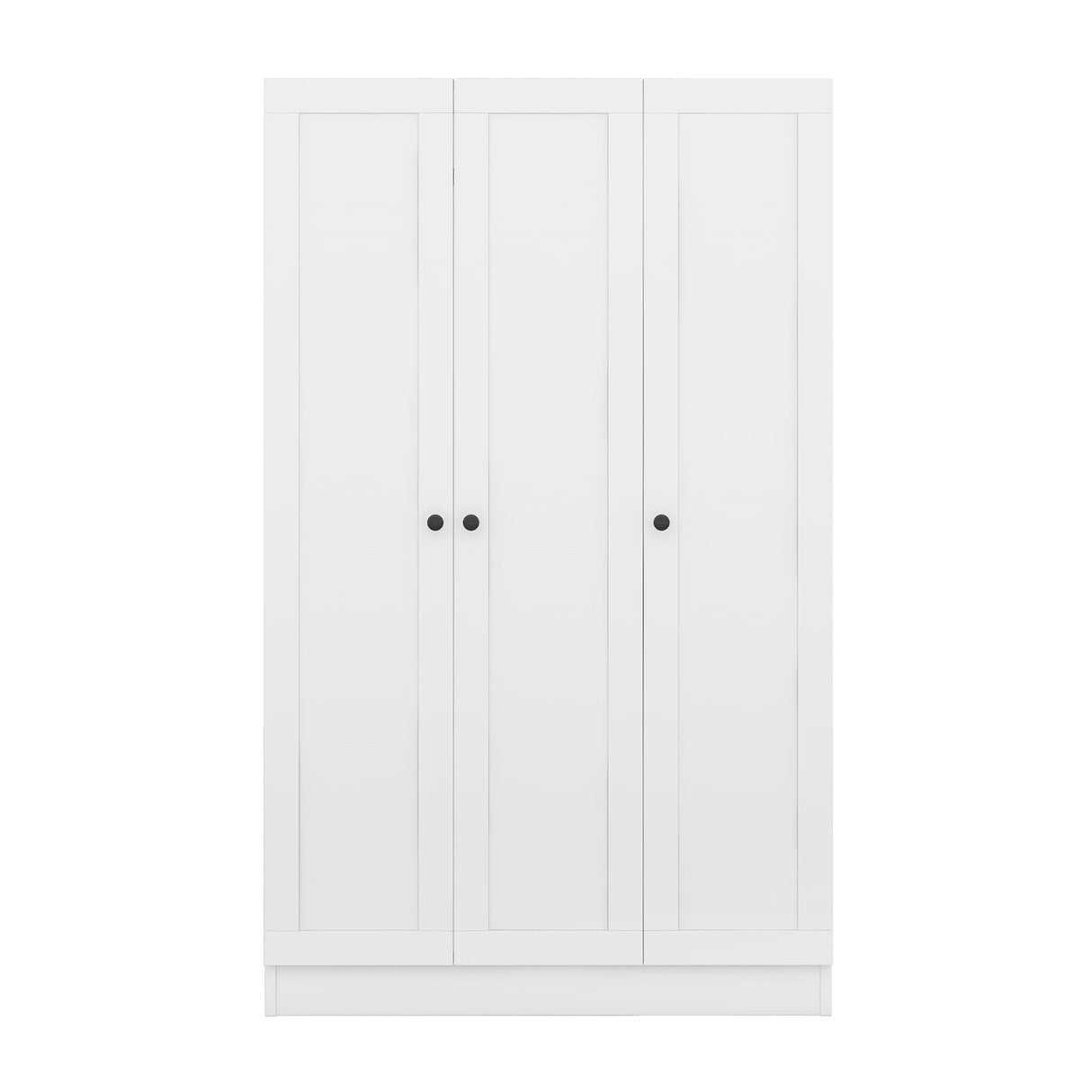 3 Door Shutter Wardrobe With Shelves by Couch.com