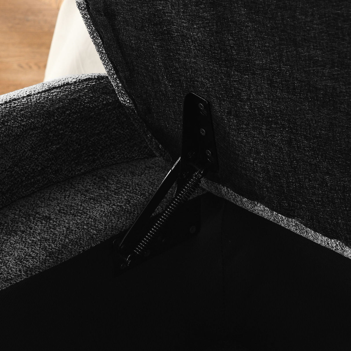 Oval Ottoman Storage Bench Chenille Bench With Large Storage Space For The Living Room, Entryway And Bedroom by Couch.com