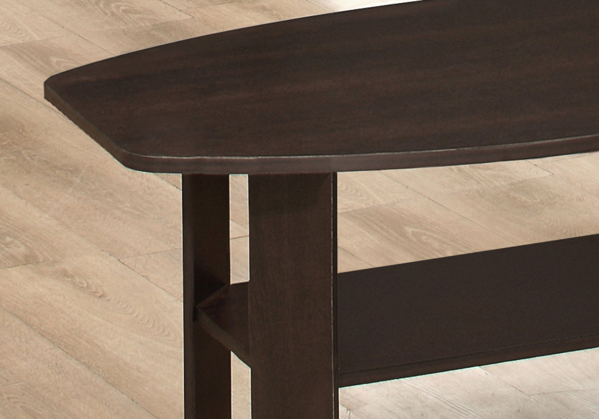 Table Set: Coffee, End, Side, Accent, Living Room, Transitional (Set of 3) - Espresso by Couch.com