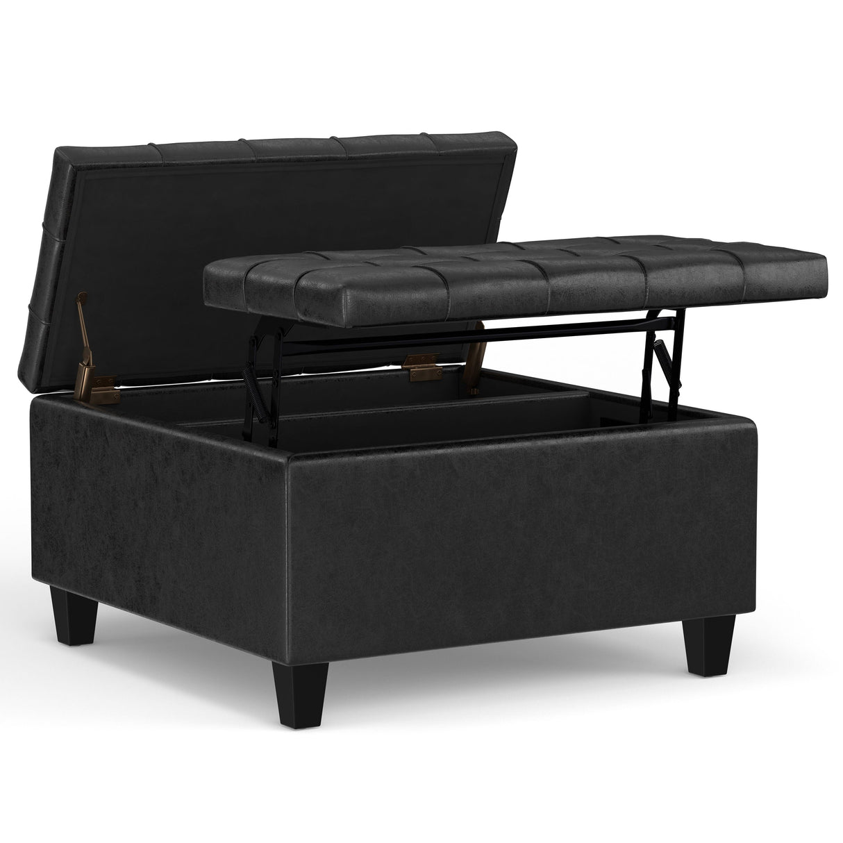 Harrison - Large Coffee Table Storage Ottoman by Couch.com