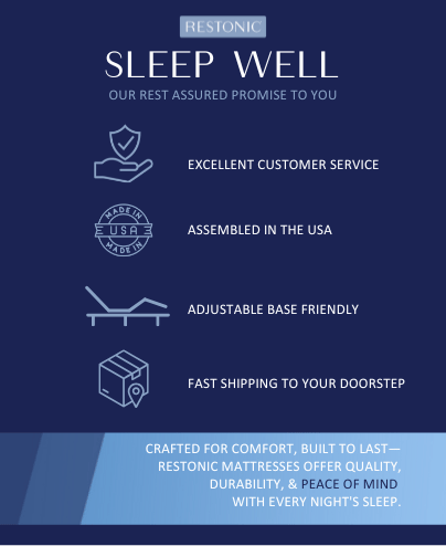 Restonic ComfortCare Hybrid Restful Nights Firm Twin Mattress