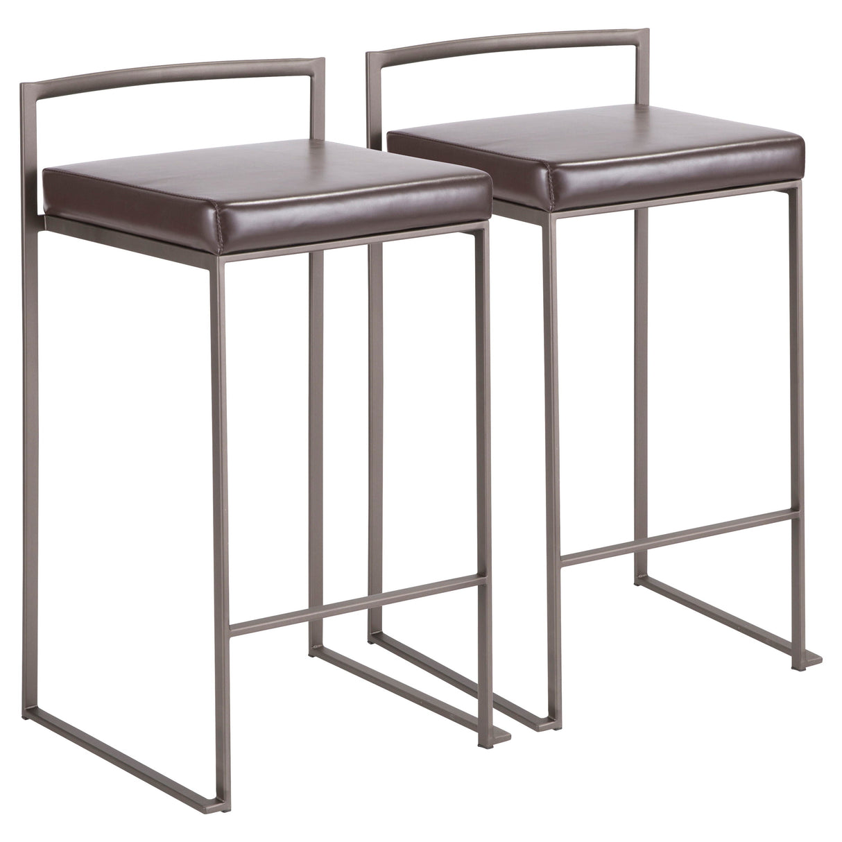 Fuji - Industrial Stackable Counter Stool Elegant Design by Couch.com