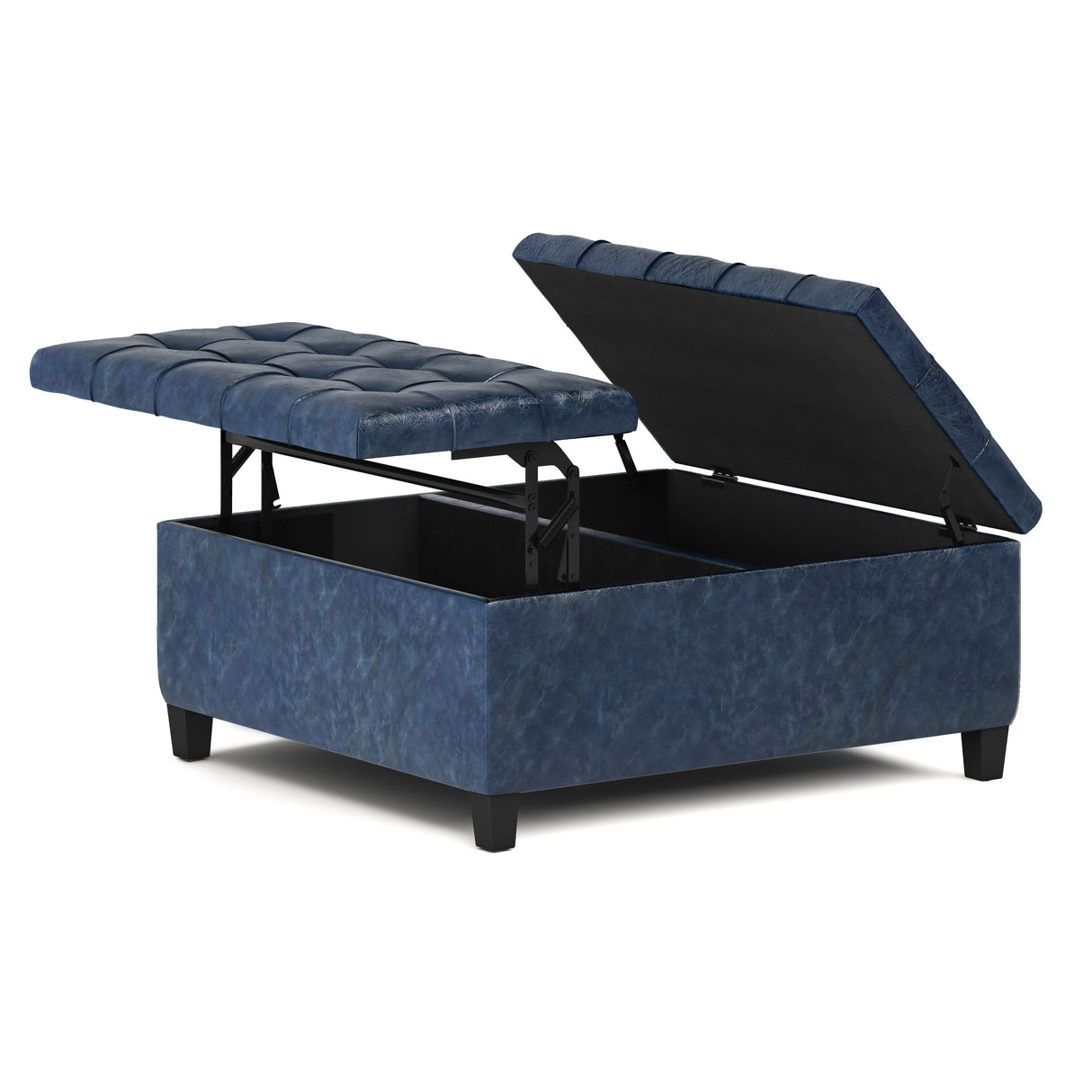 Harrison - Upholstered Coffee Table Storage Ottoman by Couch.com