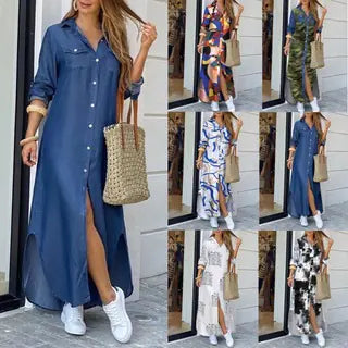 Women's Summer Sexy Shirt Dress