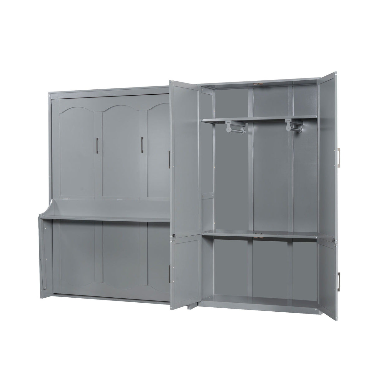 Murphy Elegant Wall Bed With Closet by Couch.com