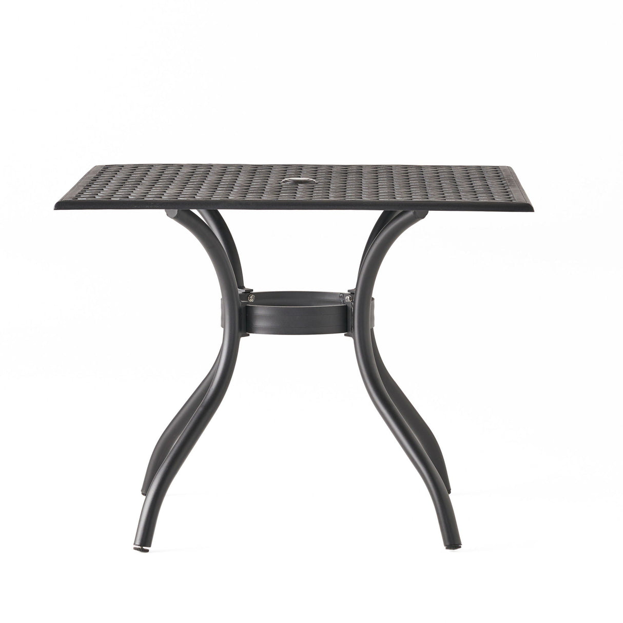 Arch Mesh Dining Table With Lightweight Frame - Black by Couch.com